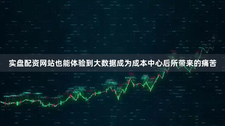 实盘配资网站也能体验到大数据成为成本中心后所带来的痛苦